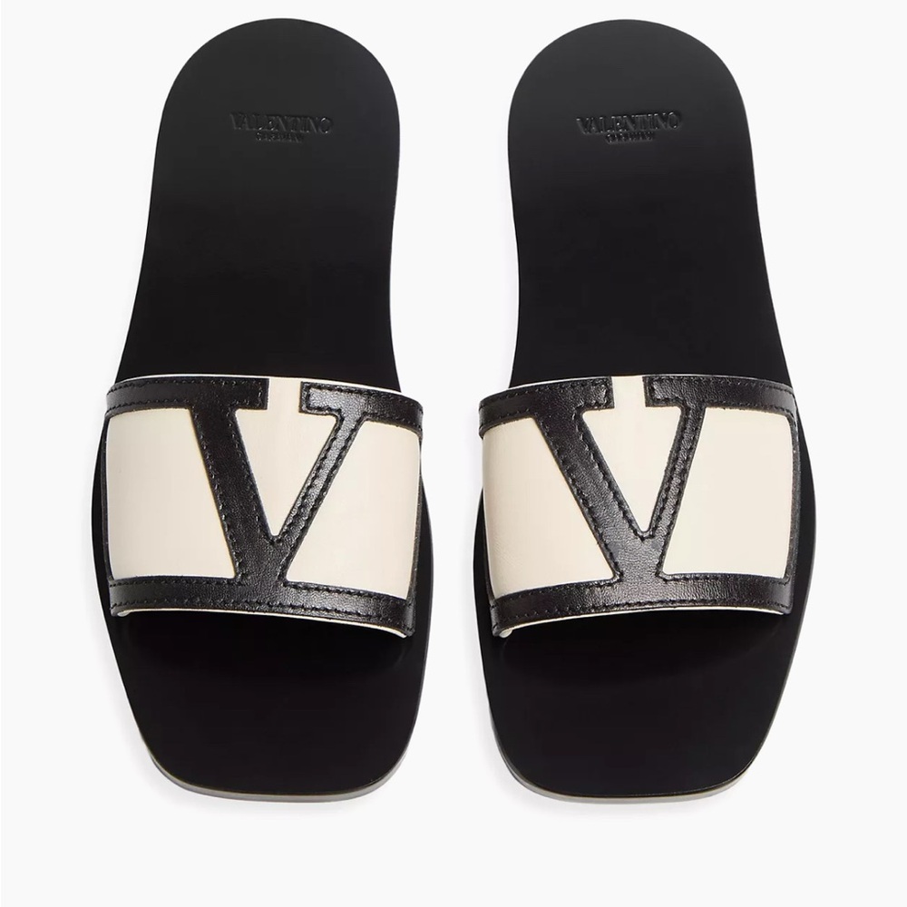 Valentino Garavani - Viva Superstar Slide Sandals in Nappa Leather Size 6